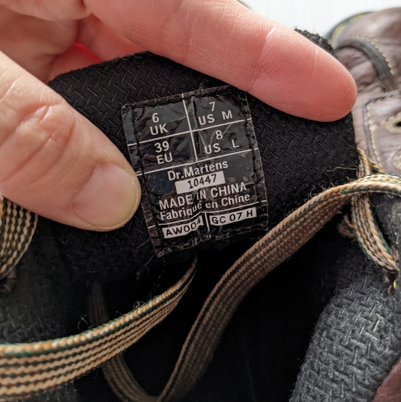 DOC MARTENS 10447 90s Y2K Vintage Chunky Chonky Platform High Top Boots - Picture 11 of 16